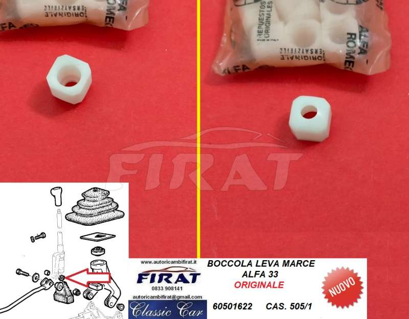 BOCCOLA LEVA MARCE ALFA 33 (60501622)